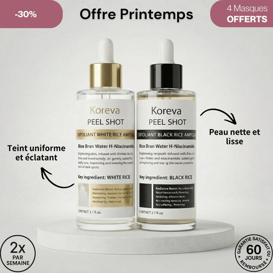 Exfoliant au riz coréen